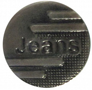 набор пуговиц джинсовых 17 мм в блистере (12 шт) "jeans полосы"
