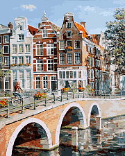 белоснежка 457-art картина по номерам 40 х 50 см "императорский канал в амстердаме"
