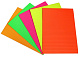 бумага картон гофра флуоресцентная а4 (ассорти 10 цветов)