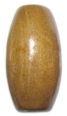 бусины "дерево" бочонок 10 х 20 мм (св.коричневый) №4