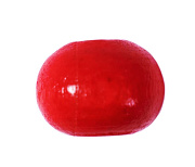 бусины "дерево" шар  6 мм (красный)