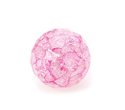 бусины "паутинка" шар граненый 12 мм (розовый)