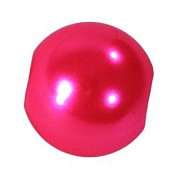 бусины пластик "жемчуг" шар 12 мм (розовый) ав40