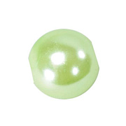 бусины пластик "жемчуг" шар  6 мм (салатовый) 49