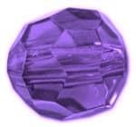 бусины "прозрачные граненые" шар 16 мм (фиолетовый) 147