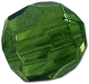 бусины "прозрачные граненые" шар 16 мм (т.зеленый) 140