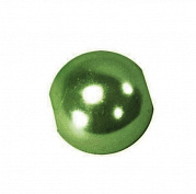 бусины пластик "жемчуг" шар  4 мм (зеленый) 35