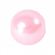 бусины пластик "жемчуг" шар  6 мм (св.розовый) 15