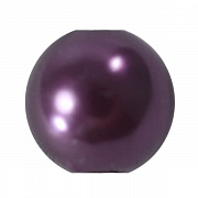 бусины пластик "жемчуг" шар  8 мм (фиолетовый) 56