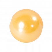 бусины пластик "жемчуг" шар  8 мм (желтый) а 09