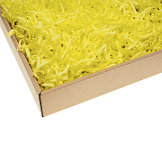 декоративный наполнитель бумажный "safina" 20 г для упаковки подарков (лимонно-желтый)