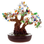 дерево декоративное с камнями арт. 20815 (разноцветный)