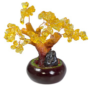 дерево декоративное с камнями арт. b9 (желтый)