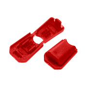 концевик пластик  9 х 12 мм р (красный) арт. 27103н