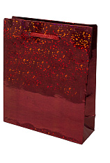пакет голография 260 х 80 х 320 мм (260 х 80 х 340) (красный)