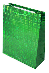пакет голография   80 х 50 х 110 мм (зеленый)