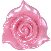 полубусины "пластик пришивные" роза 22 мм (св.розовый) ав10