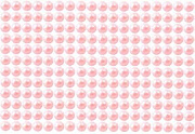 полубусины самоклеящиеся на листе (90 х 150 мм) 5мм [330шт] св.розовый