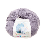 пряжа alize "baby wool" (50 г) 119 (серый)