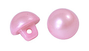 пуговица "жемчуг" 10 мм на ножке (розовый)