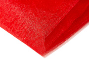 ткань фатин жесткий с блеском (т.красный) 14, ш.= 165 см