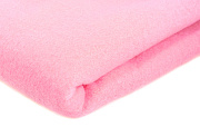 ткань флис однотонный 180 г/ кв.м (розовый) 15, ш.= 160 см