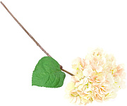 цветок декоративный "гортензия" 750 мм (молочный)