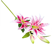 цветок декоративный "лилия" 900 мм (розовый)