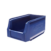 ящик пластиковый для товара "iplast" 150 х 240 х 130 мм (синий)