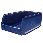 ящик пластиковый для товара "iplast" 225 х 340 х 150 мм (синий)