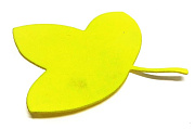 заготовка из фоамирана dmo s=1мм "лист №1"  68 х 77 мм (желтый)