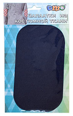 заплатки из ткани костюмной dmo 90 х 160 мм (синий) 2 шт